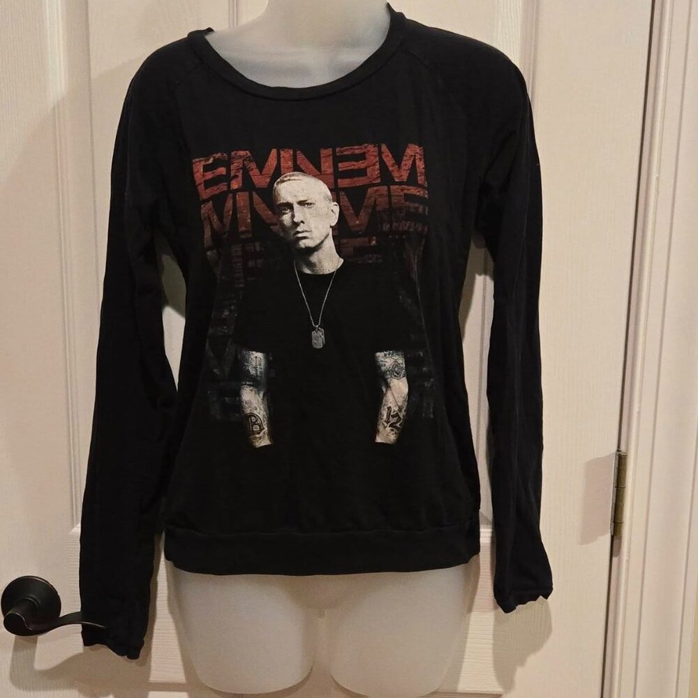 Eminem Graphic Rapper Music Merch Long Sleeve Top Size Medium